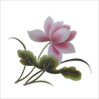 Su thêu thêu kit tự làm người mới bắt đầu vẽ hoa trang trí thủ công hoa 25 * 25CM khăn tay thêu hoa