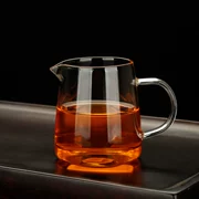 Cốc thủy tinh nam cốc công bằng dày Xử lý chịu nhiệt dày với trà rò rỉ Kung Fu bộ trà lọc trà tròn - Trà sứ