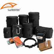 Safford SLR ống kính máy ảnh kỹ thuật số gói ống kính ống flash nhiếp ảnh túi vành đai vành đai phụ kiện máy gấp