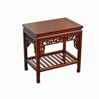 Luohan sofa một vài bàn cà phê gỗ rắn bể cá cơ sở phụ kiện đồ nội thất bằng đá khung giả gỗ gụ bàn cà phê nhỏ - Bàn trà mẫu bàn ghế gỗ