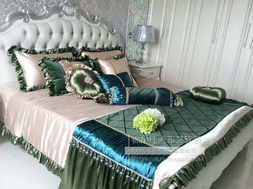 Импортная шелковая расширенная кровать, постельные принадлежности