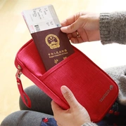 Túi đựng hộ chiếu thời trang du lịch Túi đa năng Ví lưu trữ Túi lớn Vé Clip Chủ thẻ Chủ thẻ