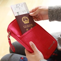 Túi đựng hộ chiếu thời trang du lịch Túi đa năng Ví lưu trữ Túi lớn Vé Clip Chủ thẻ Chủ thẻ ví da đựng giấy tờ xe ô tô