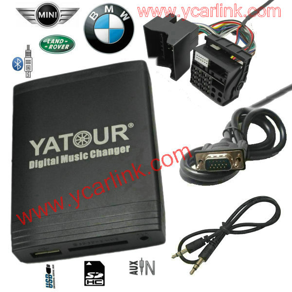 USB AUX MP3 ADPATER FOR BMW MINI COOPER ROVER FAKRA 40 PIN