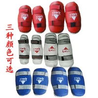 Taekwondo đồ bảo hộ arm guard xà cạp kết hợp karate võ thuật chiến đấu trẻ em người lớn dày khuỷu tay miếng đệm đầu gối dụng cụ tập boxing cho bé