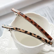 Hàn Quốc Aznavour phụ kiện tóc Leopard từ mùa xuân clip dài bên clip AZ horsetail clip đầu clip kẹp tóc