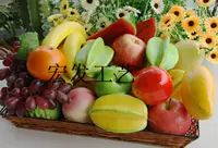 Реалистичный фруктовый комбинированный комплект, украшение подходит для фотосессий, пластиковый реквизит, фруктовая фигурка