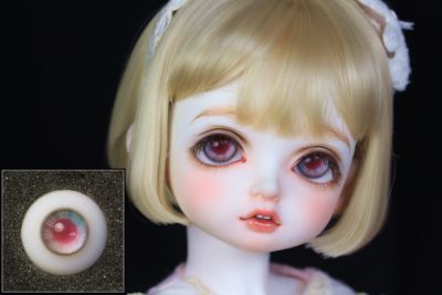 taobao agent [YH] BJD boutique glass eye bead/C07 red mist 14mm16mm18mm with small iris