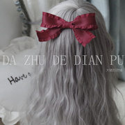[28] cô gái Nhật Bản retro ren nơ lớn kẹp tóc ren nếp gấp Lolita nón phụ kiện tóc