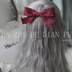[28] cô gái Nhật Bản retro ren nơ lớn kẹp tóc ren nếp gấp Lolita nón phụ kiện tóc Phụ kiện tóc