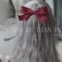 [28] cô gái Nhật Bản retro ren nơ lớn kẹp tóc ren nếp gấp Lolita nón phụ kiện tóc dây cột tóc