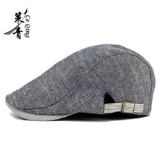 Головной убор 2017春夏薄款英伦风男女士经典复古防晒遮阳贝雷鸭舌帽 时尚休闲