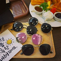Летние ретро свежие сверхлегкие трендовые милые солнцезащитные очки, в корейском стиле