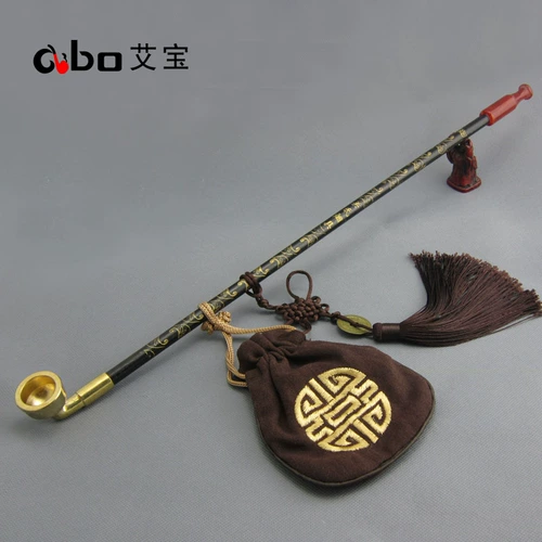 Старый стиль расширенный дым с твердым деревом длинной полюс