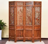 Ming và Qing đồ nội thất cổ Trung Quốc cổ điển rắn gỗ chạm khắc màn hình gấp màn hình màn hình ghế treo màn hình cửa gỗ cửa sổ lưới mẫu vách ngăn phòng khách và bếp bằng gỗ