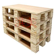 Chuyên sản xuất pallet gỗ bốn chiều ngã ba miễn phí ván ép khử trùng pallet gỗ hộp dưới đáy hỗ trợ khay gỗ - Cái hộp