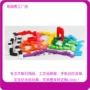 Quảng Châu tròn hai mặt logo xe Daquan giao thông domino 100 mảnh khối xây dựng giao thông đồ chơi lắp ghép thông minh