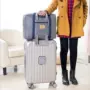 Đi du lịch lưu trữ quần áo túi ráp di động xe đẩy hành lý trường hợp túi công suất lớn hoàn thiện túi bộ vali sunny