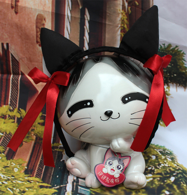 taobao agent Japanese anime clothing accessories maid princess cat ear head hoop, head hoop black cat tung Nai maid dress headwear
