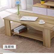 Bàn cà phê hình chữ nhật căn hộ nhỏ phòng khách gỗ veneer đồ nội thất hiện đại Trung Quốc bàn cà phê gỗ