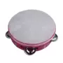 Trẻ em Orff Pink Tambourine 6 inch tambourine 8 inch tambourine Đồ chơi dạy học mẫu giáo chính hãng - Đồ chơi nhạc cụ cho trẻ em bộ trống jazz drum cho bé