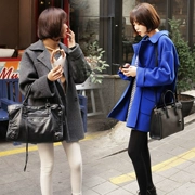 2017 mới của phụ nữ Hàn Quốc mùa thu và mùa đông dài cổ áo len cổ áo len đôi nữ Slim len - Áo Hàn Quốc