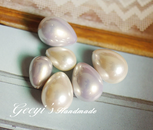Drop Pearl Half -Parling Water Drop жемчужная жемчужная жемчужная половина паста из бусинки Жемчужные аксессуары