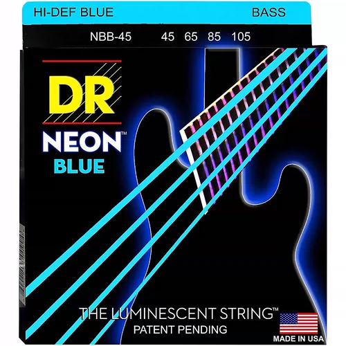 Красота Dr Neon Color флуоресценция (красный оранжевый, желтый, зеленый, синий порошок и белый мульти -колор) электрические басовые струны/басовые струны четыре строки