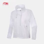 Li Ning áo gió nữ 18 mới chạy dài tay windproof phù hợp với cổ áo quần áo da của phụ nữ thể thao AFDN074 bộ gió nữ đẹp