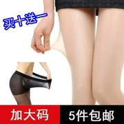 Xia Chao lụa đen mỏng cộng với phân XL vớ nữ chất béo mm thịt màu chống móc xoắn vặn dài
