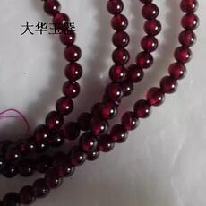Украшения на руку 天然石榴石手链 手串 4mm