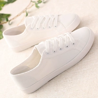 Mùa hè giày vải trắng nữ Hàn Quốc phiên bản của Harajuku hoang dã giày vải nghệ thuật giày trắng nữ giày phẳng giày sinh viên giầy adidas nữ