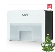 Deli 9931 trắng nhỏ máy tính để bàn câm nhỏ máy hủy tài liệu đầy màu sắc máy hủy tài liệu - Máy hủy tài liệu