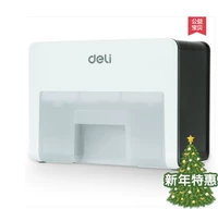 Deli 9931 trắng nhỏ máy tính để bàn câm nhỏ máy hủy tài liệu đầy màu sắc máy hủy tài liệu - Máy hủy tài liệu may huy tai lieu