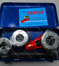 Ключ разводной 沪工q74型管子绞板牙头1/2寸 3/4寸 1寸手动套丝扳手4分 6分