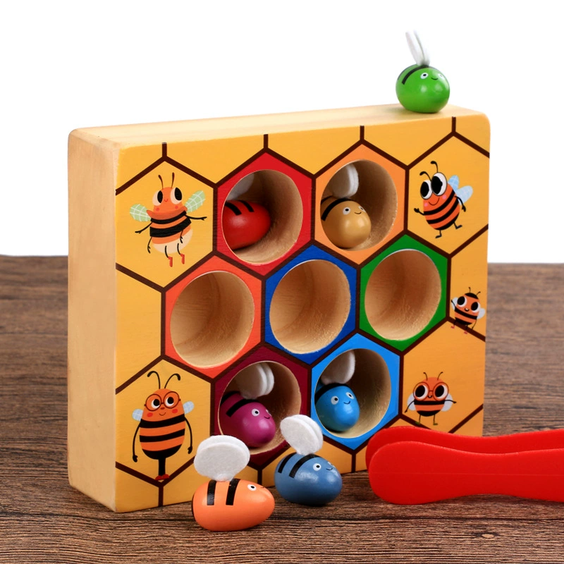 Trẻ nhỏ hành động phối hợp tay mắt đồ chơi 0-1-3 tuổi mẫu giáo giáo dục sớm trò chơi tổ ong Montessori - Trò chơi cờ vua / máy tính để bàn cho trẻ em