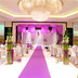 Nhà máy trực tiếp bán buôn 1-3 mét rộng triển lãm lễ kỷ niệm đám cưới hồng violet tím thảm cưới một lần Thảm