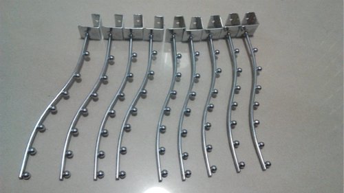 Приземленные полки специальные качели полки сушки стойки, висящие висящие висящие семи шариков, открытый 2,5 см сантиметров в двойном баре