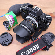 Canon AE-1 kit hướng dẫn sử dụng phim máy phim SLR máy ảnh FD 50 1.4 tiêu chuẩn ống kính để gửi phim