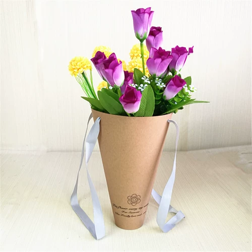 Цветочная упаковка бумага Материал корейский букет Meason Educe Fucket Bucket Bucket Budbag Сумка маленькие сладости по всей стране бесплатная доставка