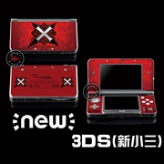 [New Little 3 Monster Hunter X Red] Nhãn dán đau 3DS mới Giới hạn Nhãn dán 3ds Màu Anime Anime Sticker - DS / 3DS kết hợp