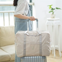 Có thể được thiết lập của xe đẩy trường hợp túi du lịch nữ xách tay trọng lượng nhẹ gấp túi du lịch Hàn Quốc phiên bản của kích thước lớn ngắn nhỏ tươi túi hành lý vali nhỏ
