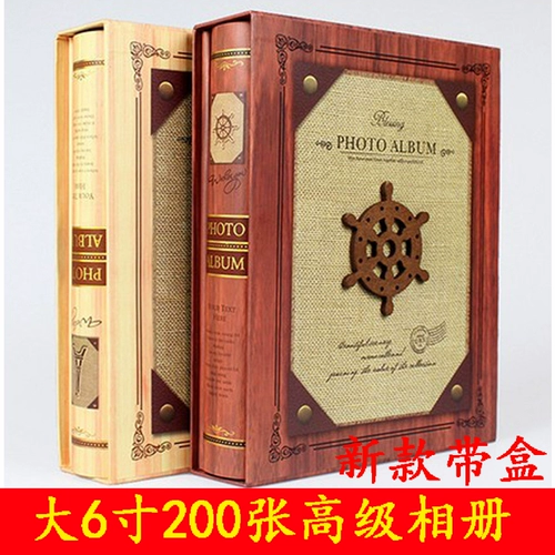 6 -INCH 200 Фотографии европейского стиля Retro 4D 6 -INCH Pages, 6 -INCH PLASTEAL SEAL PHOTER FEALU