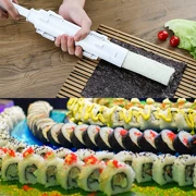 Khuôn công cụ sushi khuôn đặt đầy đủ cơm bóng nhựa hộ gia đình tạo tác tự động sushi nhỏ cuộn tay cuộn cơm - Tự làm khuôn nướng