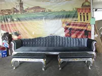 Современная стеклянная ткань, диван, 3м