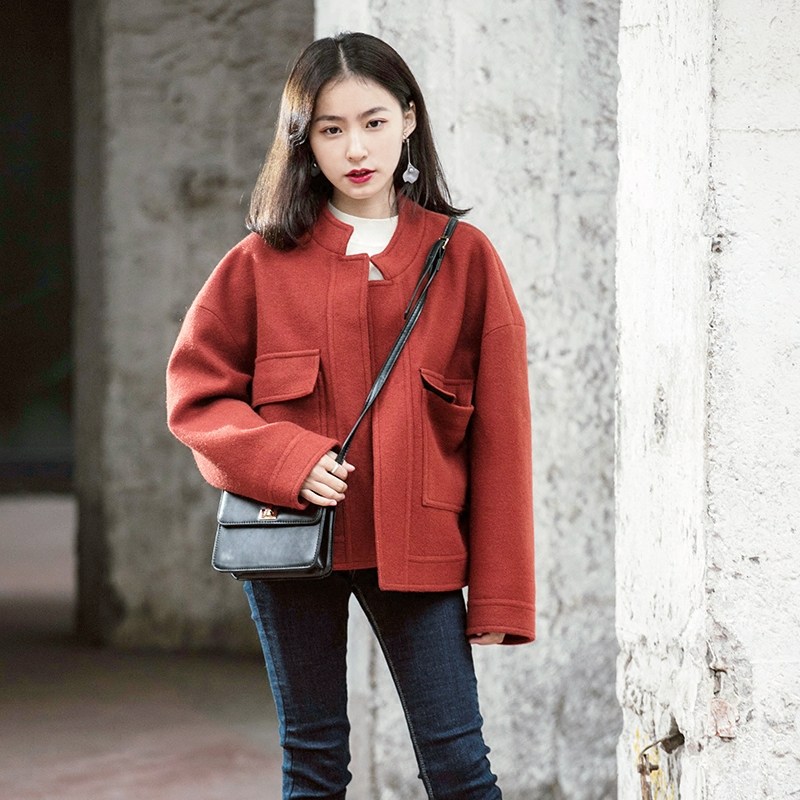 13 sản phẩm tốt Hàn Quốc phiên bản 2017 mới mùa đông sinh viên lỏng mỏng người đàn ông ngắn áo len nữ áo ngắn