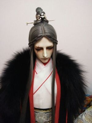 taobao agent [Love object sound] BJD ancient style hair wig 3 -point uncle size [Wei Ran] versatile shape