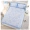 Mùa hè băng lụa in mat ba mảnh có thể giặt 1,8m có thể gập đôi giường mat sinh viên mat ký túc xá - Thảm mùa hè