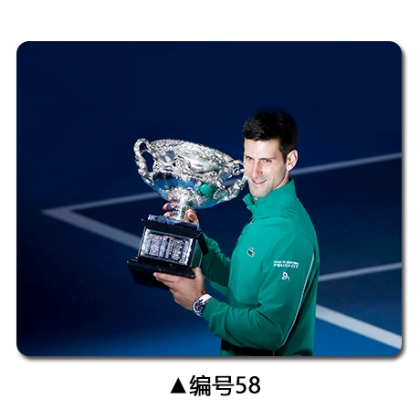 Jokovic Mouse Pad Jokovic Grand Slam Tennis Table Combine I Love Tennis Club