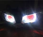 HONDA Honda CBR250 RR MC22 11-12 đèn pha xenon đèn thiên thần lắp ráp ống kính - Đèn HID xe máy 	đèn pha led 7 màu xe máy